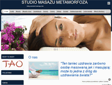 Tablet Screenshot of metamorfozastudio.com